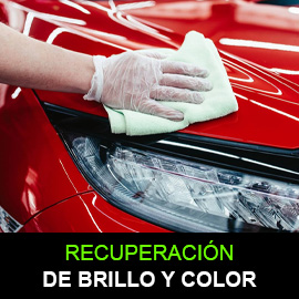Recuperación de brillo pintura de autos